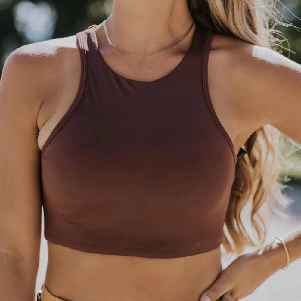 All Fenix chocolate sports bra NWT - Picture 3 of 9
